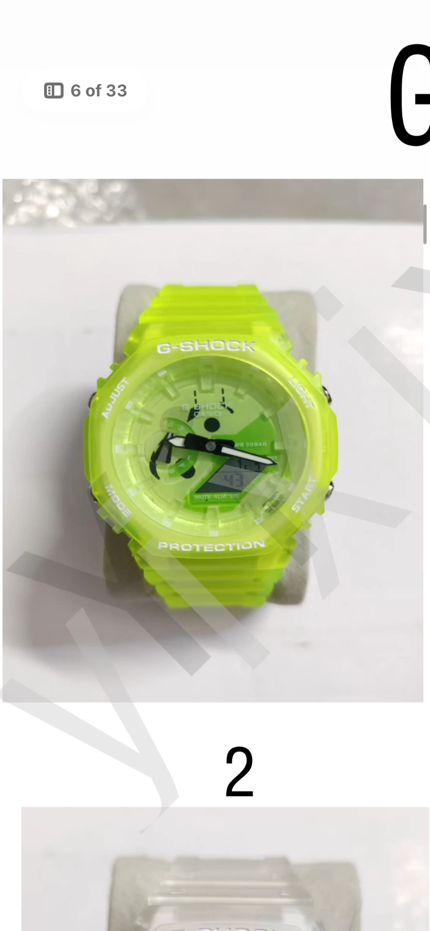 CasiOak Clear Jelly (Lime) in Lime