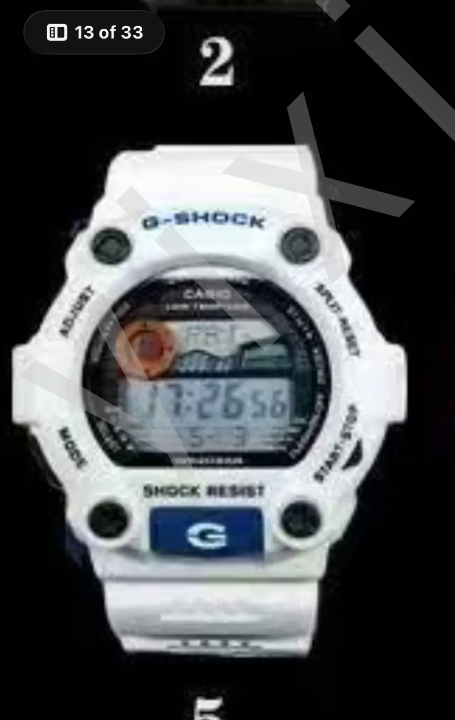 G-Shock G-7900 White in White