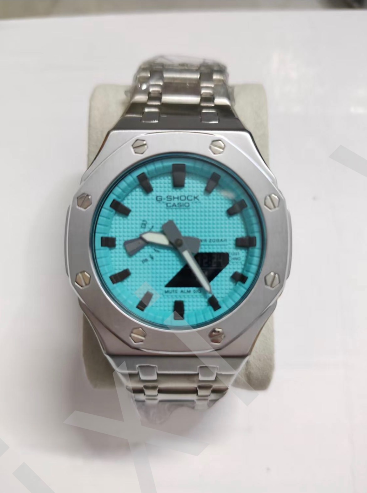 G-Shock Royal Oak Steel Tiffany Blue in Steel / Tiffany Blue