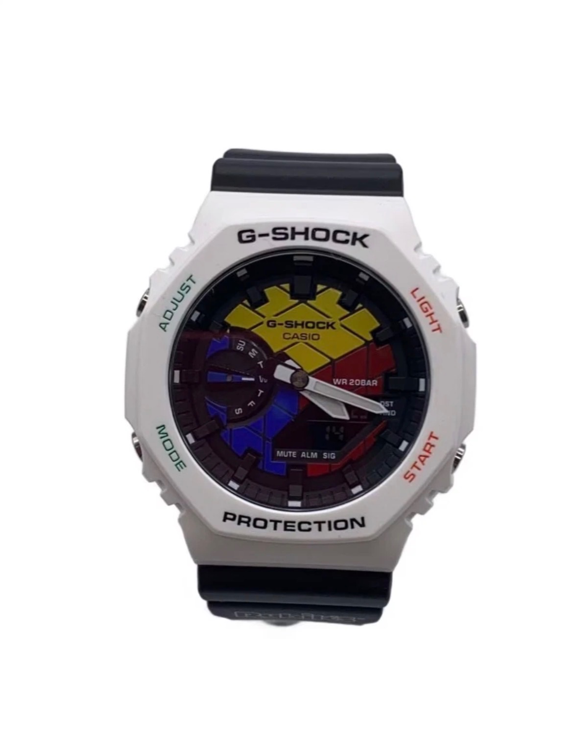 GA-2100 Royal Oak Steel in Steel / White