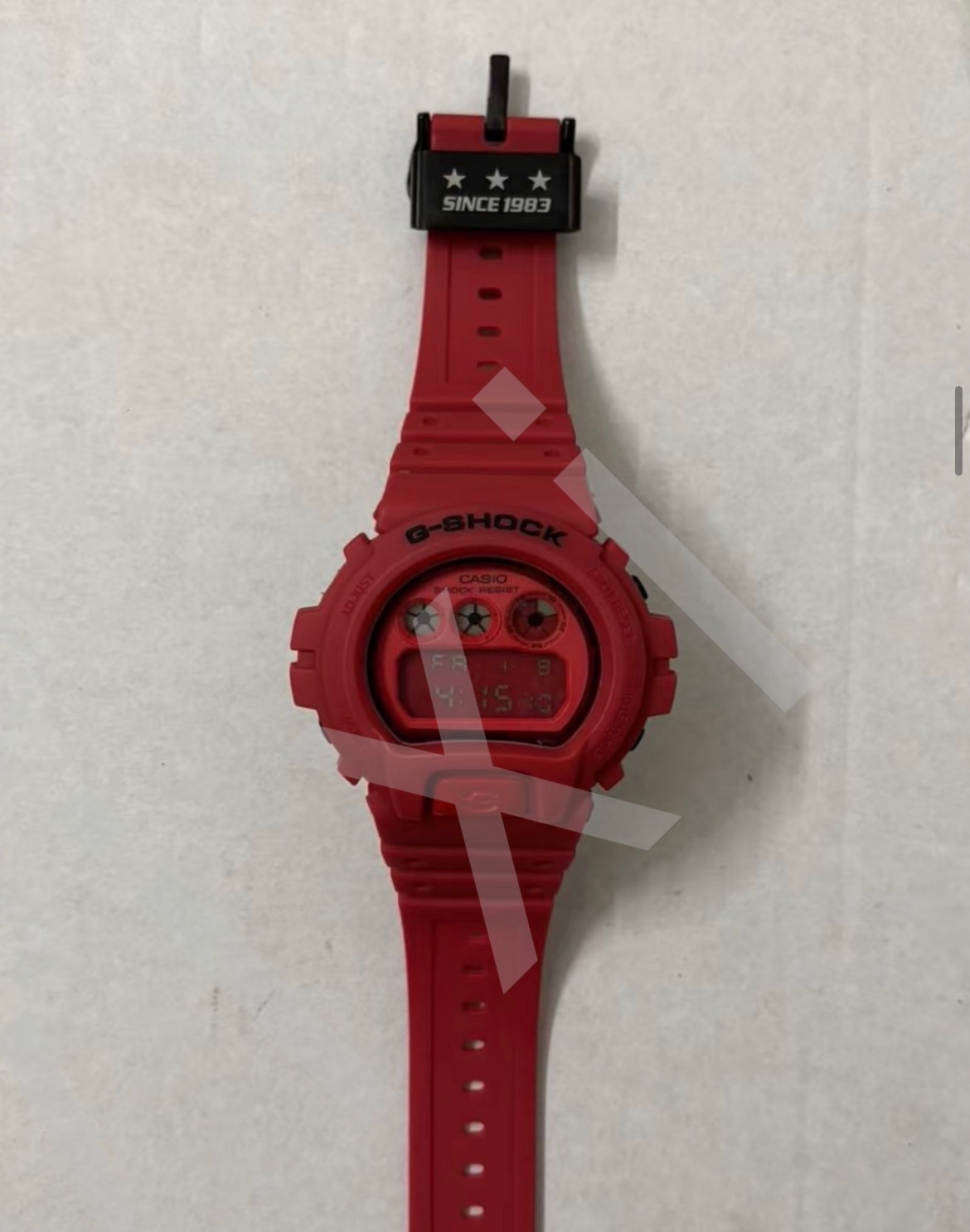 G-Shock DW-6900 Red "Since 1983" in Red